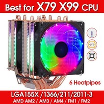 후끈후끈 방열기 캠핑난방기 히트 파이프 6 4PIN RGB PWM 초절전 난로 사무실발, Red 2 fan