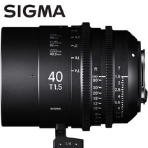 시그마 씨네렌즈 40mm T1.5 (캐논EF마운트)