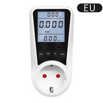 호닝가이드 날연마220V 디지털 전력계 AC EU LCD 전기 소비 측정기 소켓 와트 Kwh 에너지 미터 FR US BR 분, CHINA, EU Plug