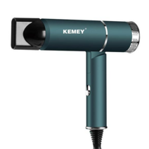 Meainna 가정용 초경량 접이식 드라이기 KEMEI, 녹색