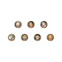 솔인터네셔널 하이큐 트레이딩 캔뱃지 후쿠로다니 학원 셀렉션 7개입 박스 굿즈