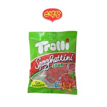 트롤리 스파케티니 사우어 딸기맛 젤리 100g