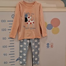 (투키즈) 꾸시꾸시 여아 편면스판 9부 여상하~시보리가 없는 기본핏@@ 신축성이 뛰어나 활동성이 편하고 @@ 입었을때 착용감이 편한 실내복