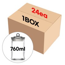 캔들 용기 공X진 투명 760ml/24개(1BOX)도매