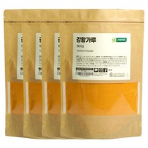 자연지인 인도산 강황 가루, 500g, 4개