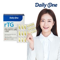 [데일리원] 리얼 알티지 오메가3 1200 초임계 추출, 상세 설명 참조, 상세 설명 참조