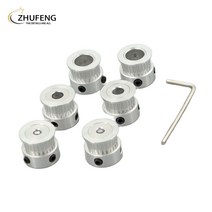소형 풀리 벨트 풀링기 풀러 2GT GT2 타이밍 풀리 26 치아 보어 4/5/6/6.35/8/10/12mm 폭 6/10mm 2GT 동기