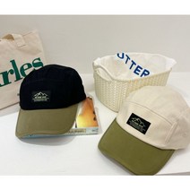 남녀공용 투톤배색 캠프캡 무지숏캡 제트캡 라벨 남녀공용워싱모자 캠핑모자 커플모자 4컬러