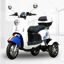 삼륜오토바이 출퇴근 전기바이크 2륜 전동스쿠터 여행 레저 바이크 3륜, 72/22Ah 블랙 골드 배터리  (핑크)