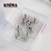 키우라 K-187 에기바늘 튜닝 쭈꾸미 갑오징어 문어 자작채비, D타입(16.2x30.7mm)
