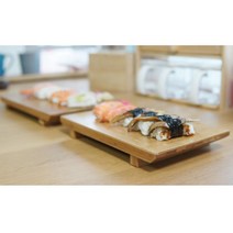 도마 우드 나무 원목 스시 초밥 일식 플레이팅 식당 음식점 영업용 업소용