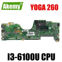 LA-C581P 레노버 요가 260 I3-6100U 노트북 메인 보드 DDR4 마더, 01 마더 보드