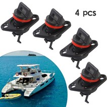 4pcs 보트 드레인 플러그 타원형 garboard 해양 드레인 플러그 요트 낚시 보트 마린 카약 카누 1 인치 드레인 구멍 스레드