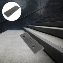 램프 임계 커브 경사로 서비스 고무 자동차 중장비 액세스 이동성 트럭 수리 오토바이 도어 스텝 하드 스, 01 Black_01 47x14.7cm