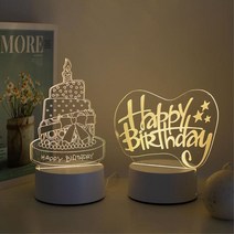 특별한 선물 USB연결 LED 아크릴무드등 취침등 작은 아크릴등 장식, 7.에펠탑, 7.에펠탑