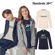 리복 키즈 REEBOK 리복키즈 주니어 로고포인트 라운드티셔츠 2종 택1