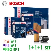 보쉬 르노 삼성 SM6 (TCE 260 1.3 터보 가솔린 엔진)ARY059 오일 필터＋에어 크리너 필터＋에어컨 필터