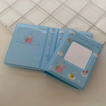 포토북 아기앨범제작 초음파앨범 웨딩 커플 여행 엘범 사진첩편지 인쇄 된 사진 앨범 3 인치 Photocard 바, 08 B-blue square
