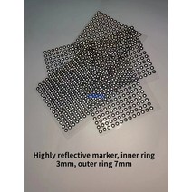 1000 포인트 Creaform 핸드 3D 스캐너 형광 마크 재사용 가능한 내부 링 6mm, 02 1000 Points