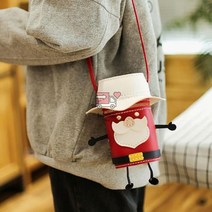셀프 손바느질 가죽가방 미니크로스백 키트 DIY 산타/DIY가죽가방