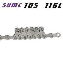 자전거 부품 용품 전기자전거sumc 체인 9101112 속도 골드 실버 레인보우 블랙 컬러 로드 바이크 mtb 체인 초경량 116126 링크, 10년대 실버