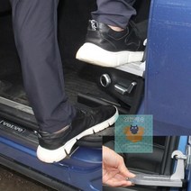 카도어_페달_차량용_비상망치기능_자동차_발판_도어_RV_SUV_발받침대_승용차_계단_보조_스텝페달 CB9B, 차량도어받침대 실버