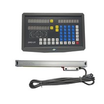 선형 스케일 5 미크론 인코더 01000mm CNC 라우터 용 광학 눈골드자 DIY 선반 조각 밀링 머신, [02] Stroke Length 450MM