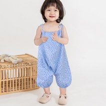 N.E.U.kids 유아 면 멜빵바지 점프슈트
