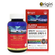 오리진 알래스카 브라이트 오메가-3 1250mg 90캡슐(3개월분), 90캡슐