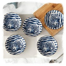 반상기 홈세트 中 도자기 반찬 접시 그릇 쿠프 중형 5p