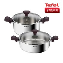 테팔 SS 테이스티쿡 인덕션 냄비 양수20+양수24