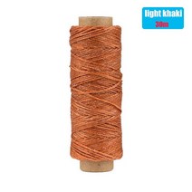 가정용 미니 재봉틀 다색 150D 30M 가죽 바느질 왁스 스레드 코드 가죽 공예 DIY 바느질 스레드 가죽 바느, 03 C-30M, [03] C-30M