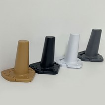 리폼플러스 삼각조립발 125mm 가구다리 상다리 테이블다리 플라스틱 DIY가구 인테리어 리폼, 삼각조립발 진그레이(1개)