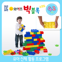 와이즈 빅블록 소프트_42pcs 원색