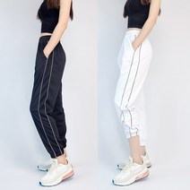 운동복 여성조커팬츠 러닝복 애슬레저룩 필라테스복 조거슬랙스 츄리닝 바지