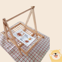 원목접이식 다용도바구니 정I품 간식 과일 트레이 다용도 과자 튀김