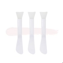 실리콘 팩브러쉬 스파츌라 팩붓 모델링팩도구, 화이트, 1개