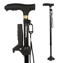 헤밍웨이 효도지팡이 발판교체형 높이조절 노인지팡이 실버지팡이 등산스틱 어버이날선물 효도선물