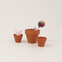 독일 토분 표준형 미니 7호 테라코타 빈티지 화분 단품, 오리지널