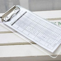 간이 영수증 수납 전표 증빙서철 미니 보드 서류철, 1개