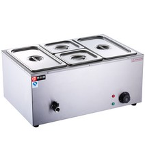 뷔페 식당 업소용 전기보온 반찬통, 10구
