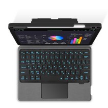 가성비 음성 iPad Pro 11 12.9 5th 4th 3th 10.2 2021 Air3 "Air4 케이스 백라이트 분리형 커버, 10 iPad 10.2 2021, 03 Russian Black