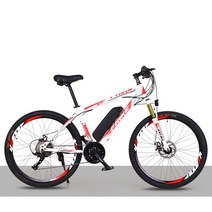 FRIKE 변속 전기자전거 36V 250W 8/10AH PAS 스로틀 겸용 리튬전지 MTB자전거 36KM/52KM, C, 3번 27단10A