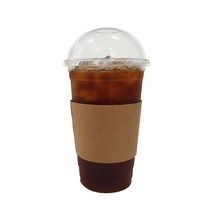 92페트 16온스 아이스컵+돔뚜껑+무지홀더 세트 (1000개입), 1세트, 1000개입, 480ml