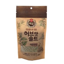 J0428/백설 허브맛솔트매콤한맛100g, 허브맛솔트(매콤한맛)100g