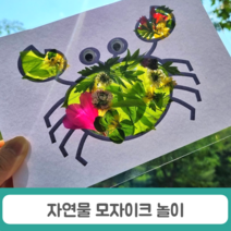 야외놀이 자연물 모자이크 자연 캠핑키트
