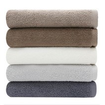 송월타월 호텔수건 크러쉬 150g 30수 면사, 5개입, 연회색