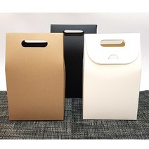 손잡이 가방상자 / 조각케익상자 빼빼로상자 쿠키 마카롱 포장박스 답례품 선물상자 손잡이상자 가방형 상자, 손잡이 가방상자 (화이트)