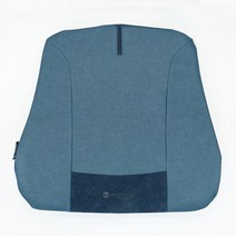 뫼르소 듀오 차량용 메모리폼 등받이 쿠션 (샤무드 럭스 X 코티드 알칸타라) 자동차 복원력좋은 등쿠션 사계절 척추 요추 바른자세 통기성 사무실 직장 쇼파 의자 휠체어 편안한, 버건디샴페인