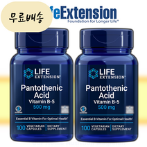 판토테산 판토텐산칼슘 100개입 1+1 [미국 직배송] 2통(1+1)